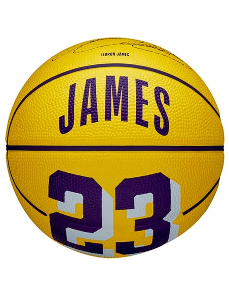 NBA Acheter LeBron James Lakers Ball Player Icon Mini Sz3 | 24Segons
