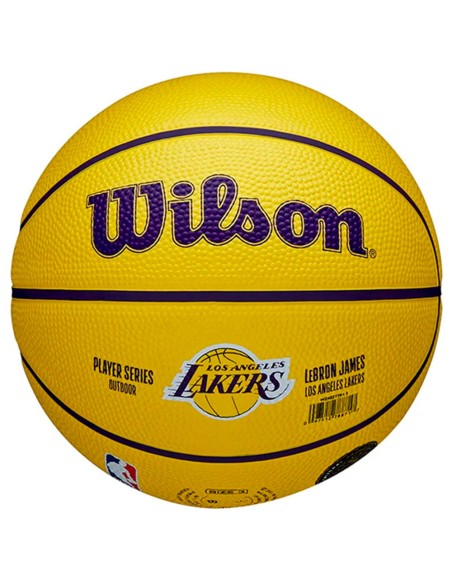 NBA Acquista LeBron James Lakers Ball Player Icon Mini Sz3 | 24Segons