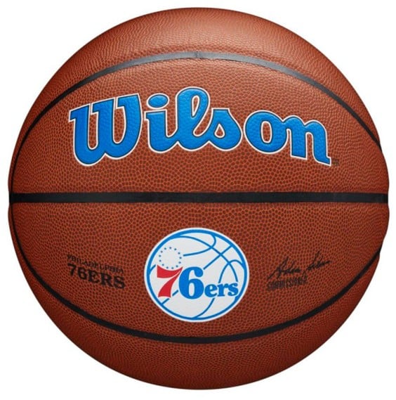 Wilson NBA Acquista il pallone dell'alleanza della squadra Philadelphia 76ers | 24Segons