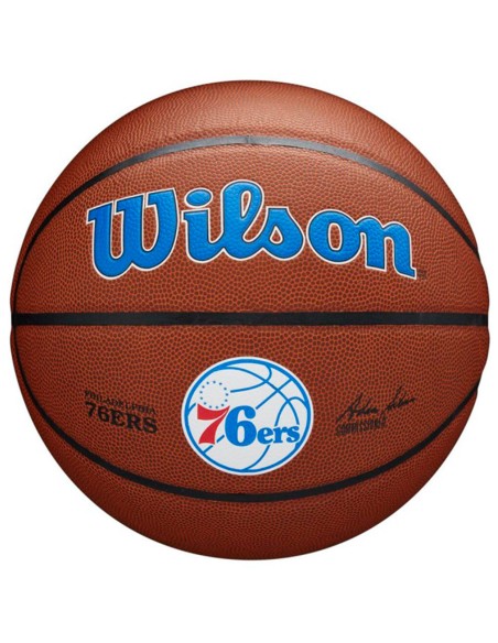 Wilson NBA Acquista il pallone dell'alleanza della squadra Philadelphia 76ers | 24Segons