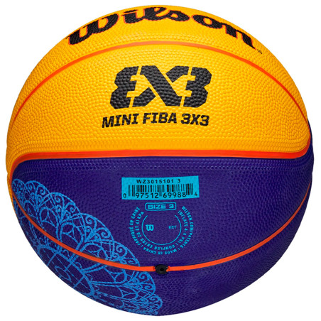 Balón Wilson FIBA 3x3 Mini Paris 2024 Sz.3
