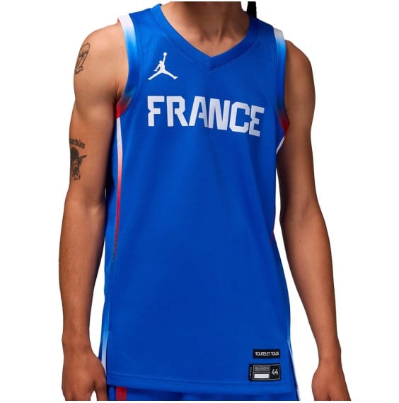 Jordan Acheter T-Shirt bleu olympique de l'équipe nationale de France | 24Segons