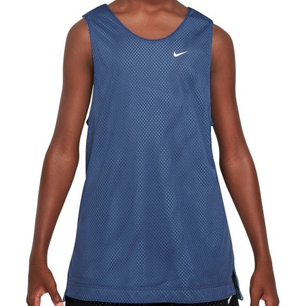 Buy Junior Nike Dri-FIT Reversible Navy Turq Tank Top | 24Segons