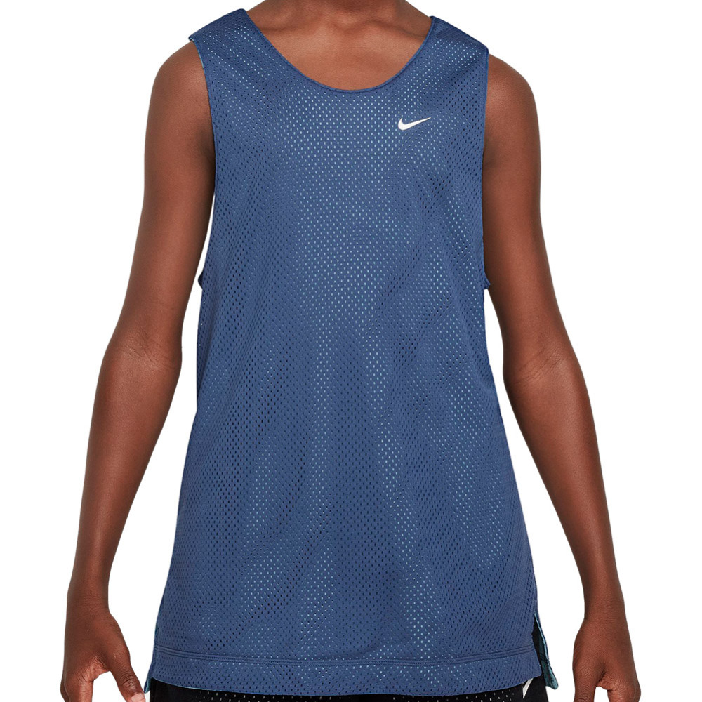 Camiseta Junior Nike Dri-FIT Reversible Navy Turq