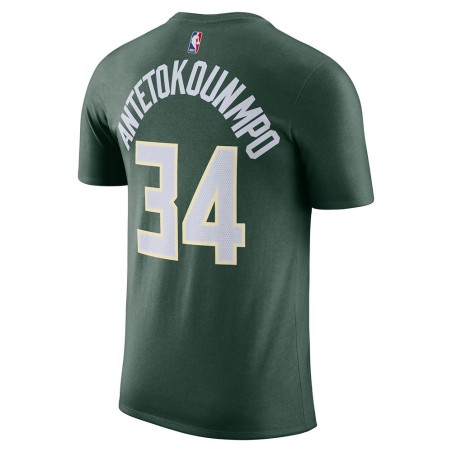 Camiseta Junior Giannis Antetokounmpo Milwaukee Bucks Icon Edition