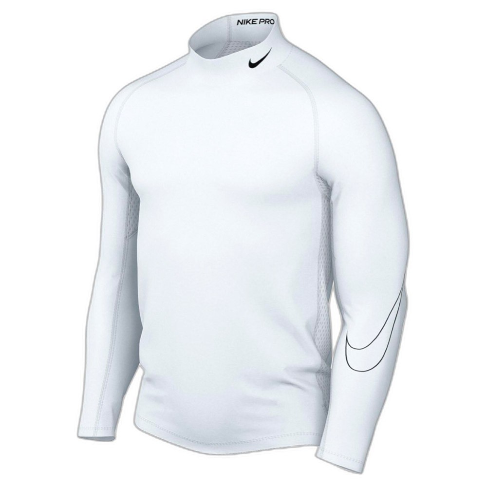 Camiseta Nike DF Tight LS Mock White