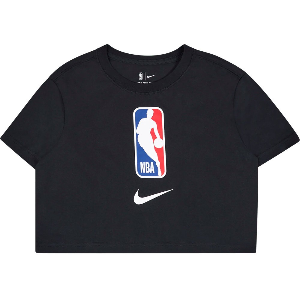 Camiseta Mujer NBA Team 31 Crop Black