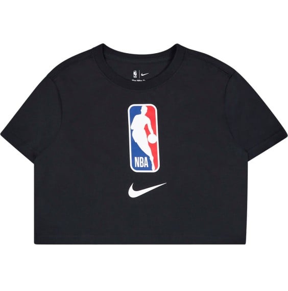 NBA Acquista Maglietta donna Team 31 Crop Nero | 24Segons