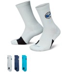 Calcetines Nike Everyday Crew Basketball White Blue 3pr.