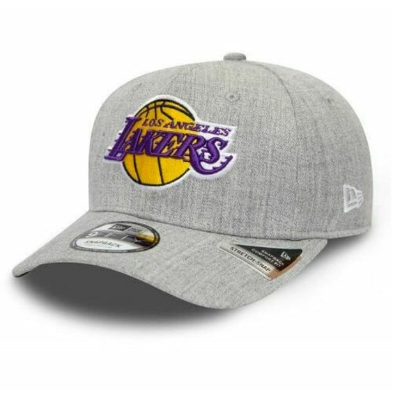 Acquista il cappello Los Angeles Lakers Heather Base 950 Grey | 24Segons