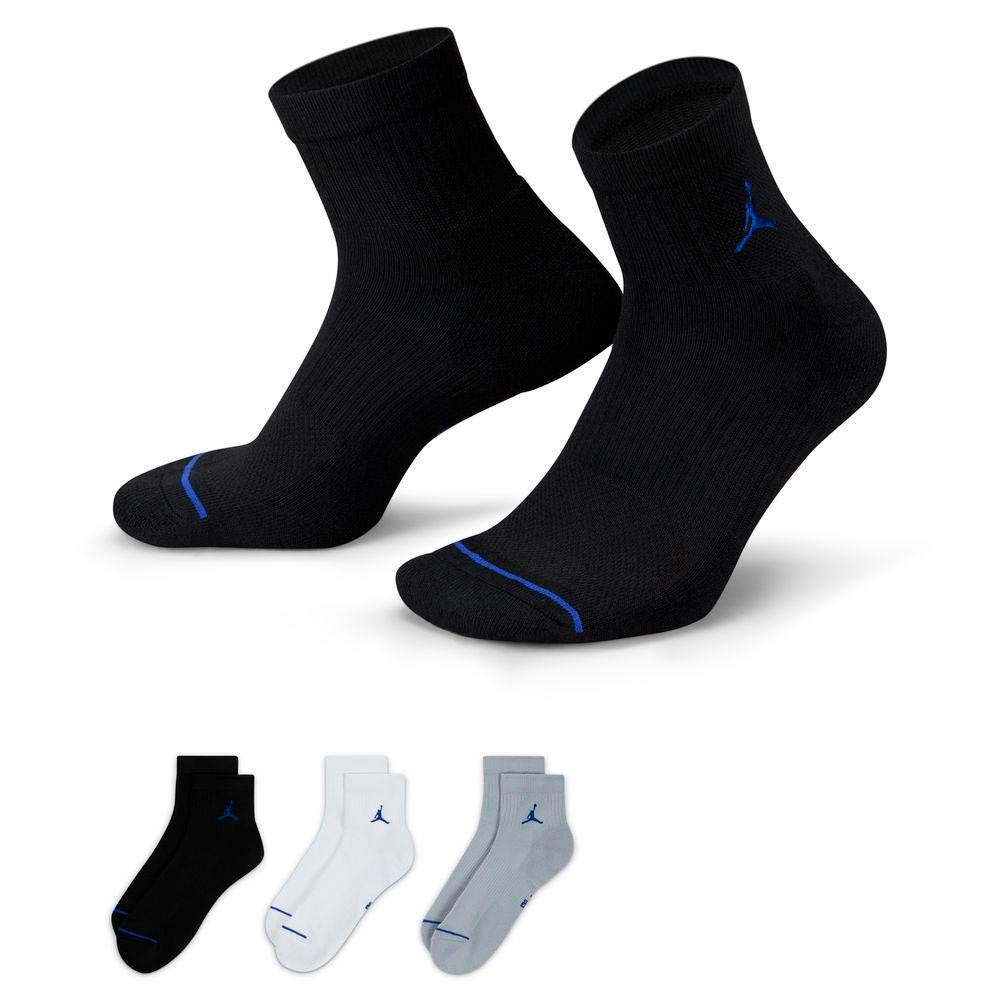 Mitjons Jordan Everyday Black Blue Ankle Socks (3P)