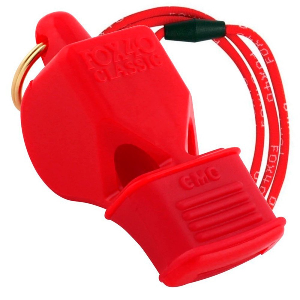 Fox 40 Classic CMG Lanyard Red Whistle