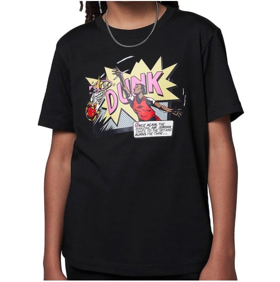 Jordan Acquista la T-shirt Junior Comic Dunk Black | 24Segons