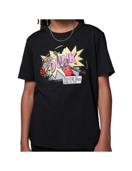 Jordan Acheter T-shirt Junior Comic Dunk Noir | 24Segons