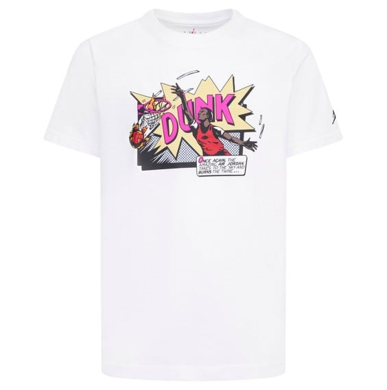 Jordan Acquista la T-shirt Junior Comic Dunk White | 24Segons