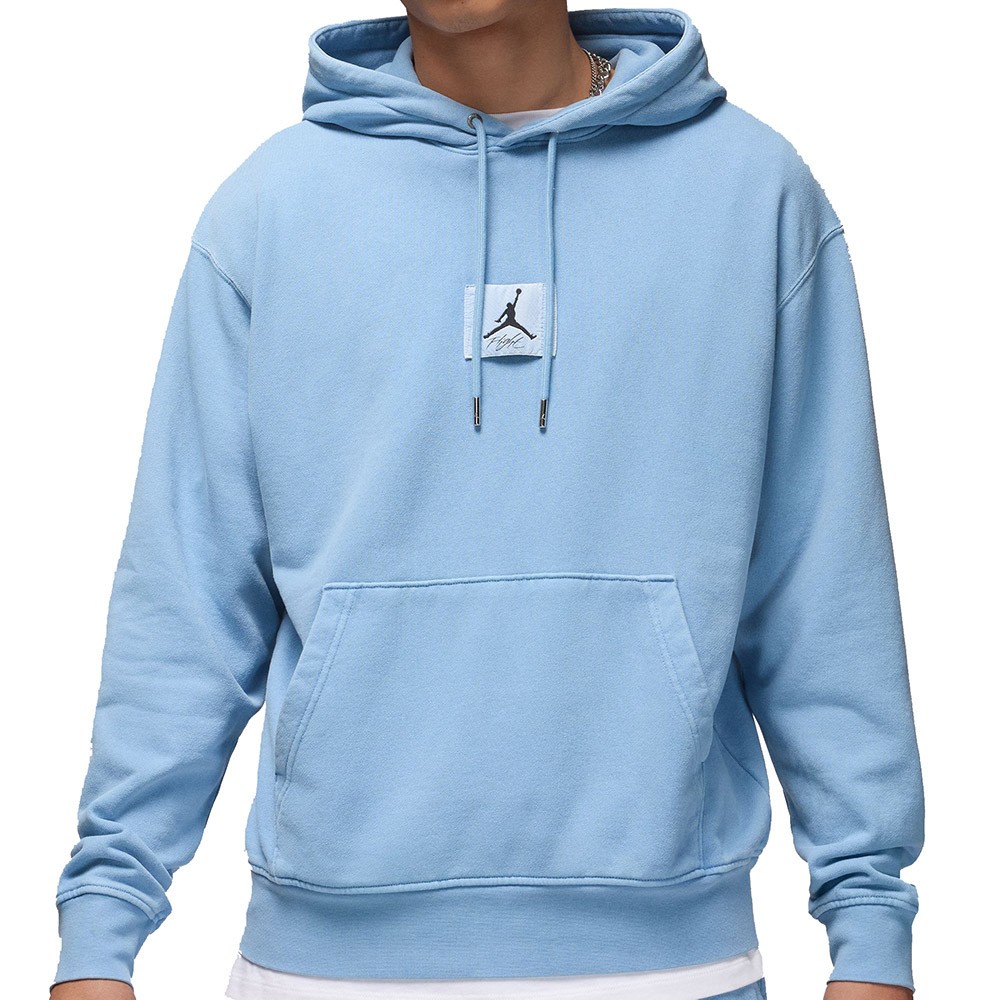 Jordan Essentials Fleece Statement Blue Grey Hoodie