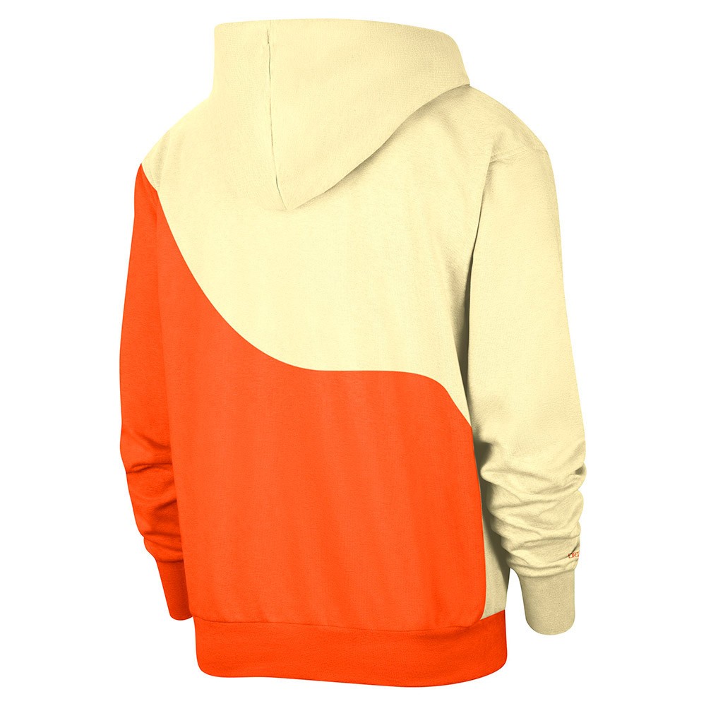 WNBA Logo Team 13 Alabaster Brilliant Orange Hoodie