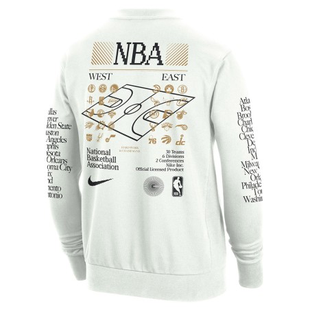 Dessuadora Nike NBA Team 31 Standard Issue White