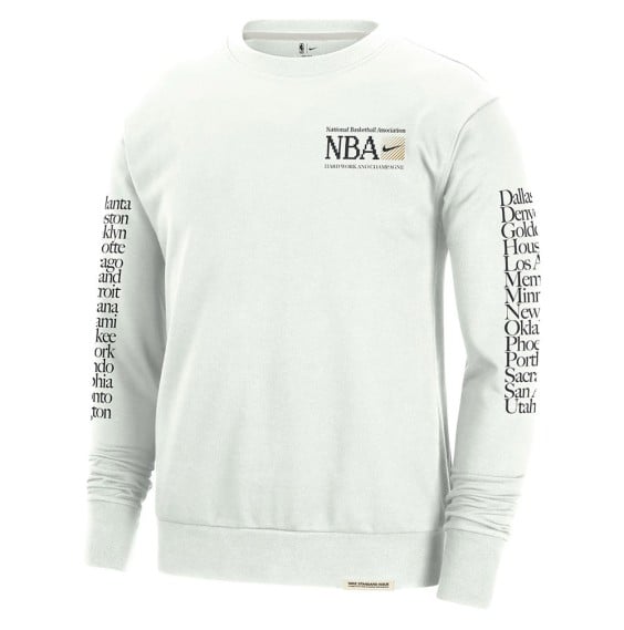 Nike NBA Acquista Felpa Team 31 Standard Issue White | 24Segons