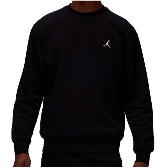 Jordan Acquista Felpa Brooklyn Fleece Crew-Neck Nero | 24Segons