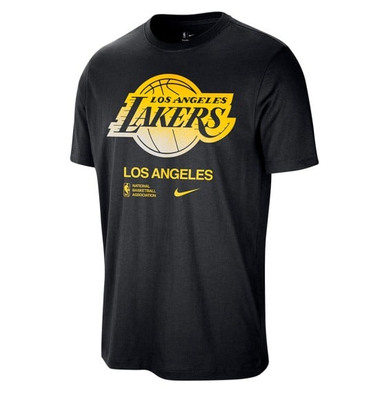 Acquista la T-shirt Los Angeles Lakers Courtside Black | 24Segons