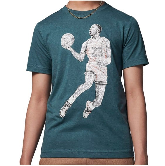 Jordan Acheter T-shirt Junior Dots Graphic Oxidized Green | 24Segons