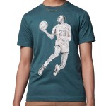 Camiseta Junior Jordan Dots Graphic Oxidized Green