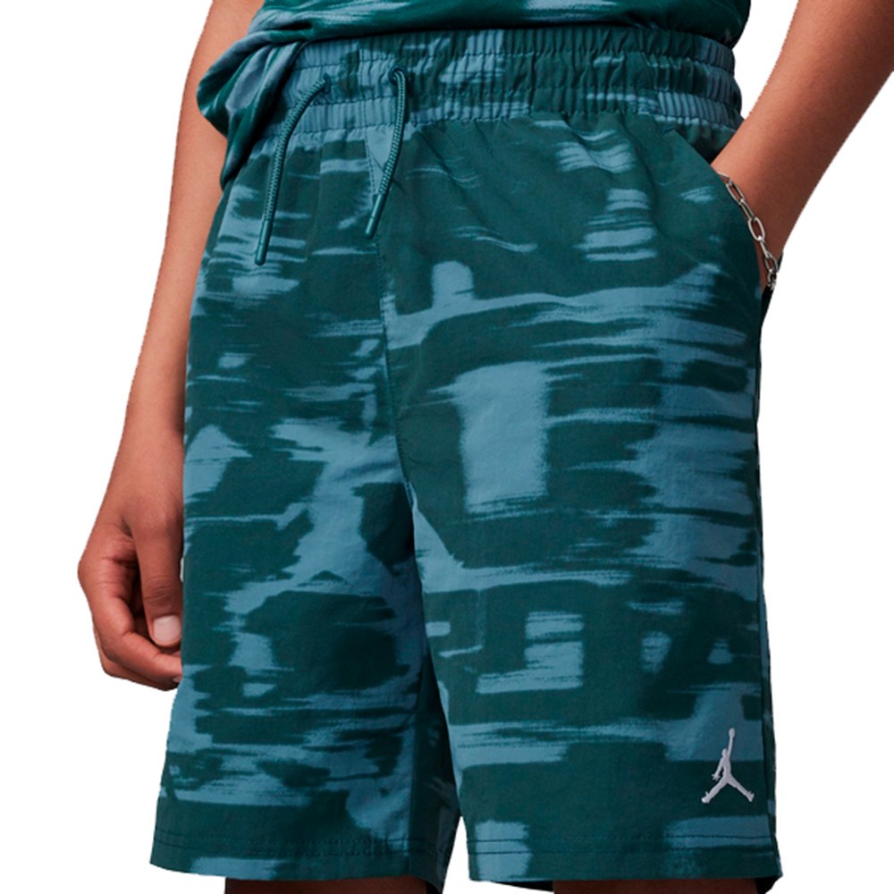 Junior Jordan Flight MVP AOP Oxidized Green Shorts