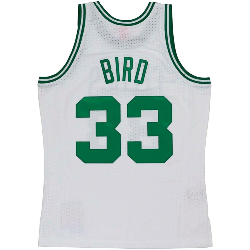 Larry Bird Boston Celtics 85-86 White Retro Swingman