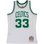 Larry Bird Boston Celtics 85-86 White Retro Swingman