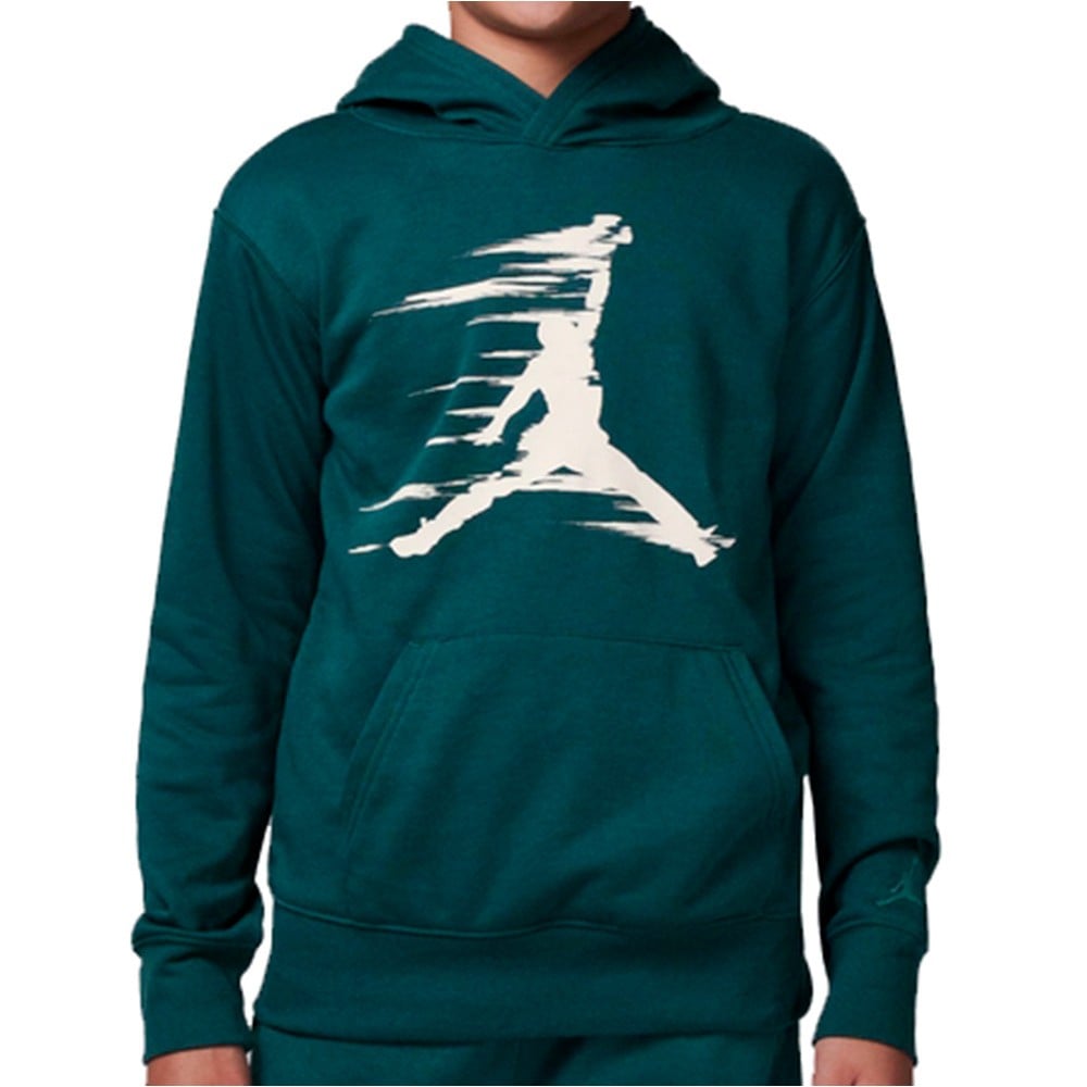 Dessuadora Junior Jordan Flight MVP Fleece Green