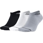 Mitjons Jordan Jumpman No Show White Grey Black 3P