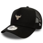 Chicago Bulls Metallic 9FORTY E-Frame Trucker Cap