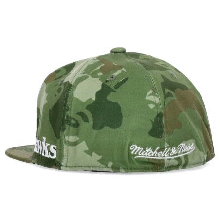 Atlanta Hawks Stretchfitted Tonal Camo Cap