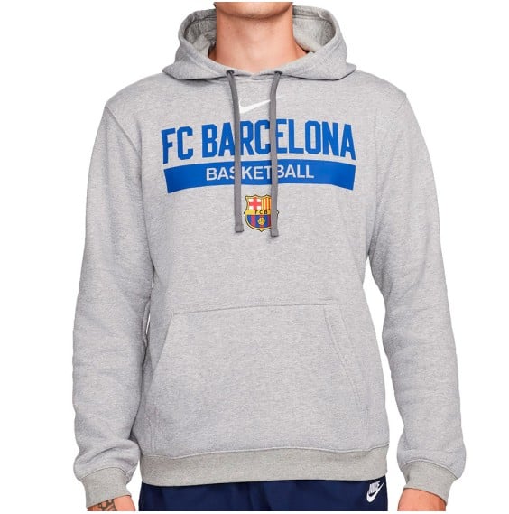 Acquista la Felpa FC Barcelona Basketball 23-24 Grigio | 24Segons