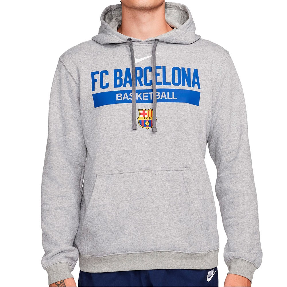 Sudadera FC Barcelona Basketball 24-25 Gris