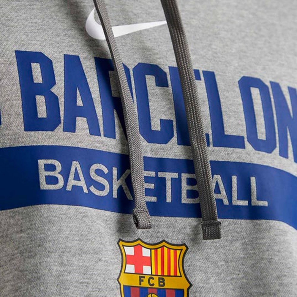 Sudadera FC Barcelona Basketball 24-25 Gris