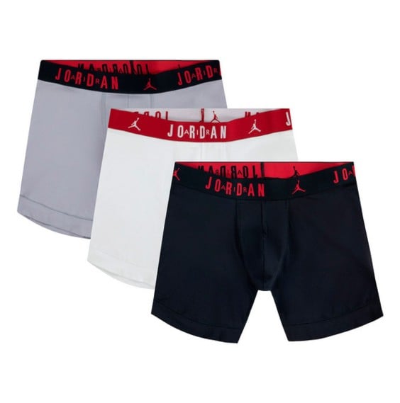 Jordan Acquista Slip Flight Cotone Stretch Nero 3Pk | 24Segons