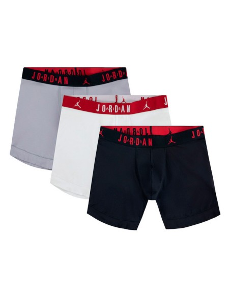 Jordan Acquista Slip Flight Cotone Stretch Nero 3Pk | 24Segons