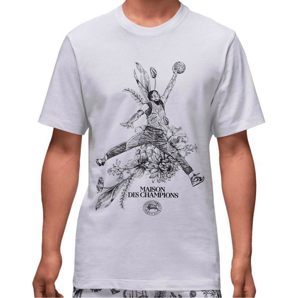 Camiseta Jordan Sport Dri-FIT Champions White