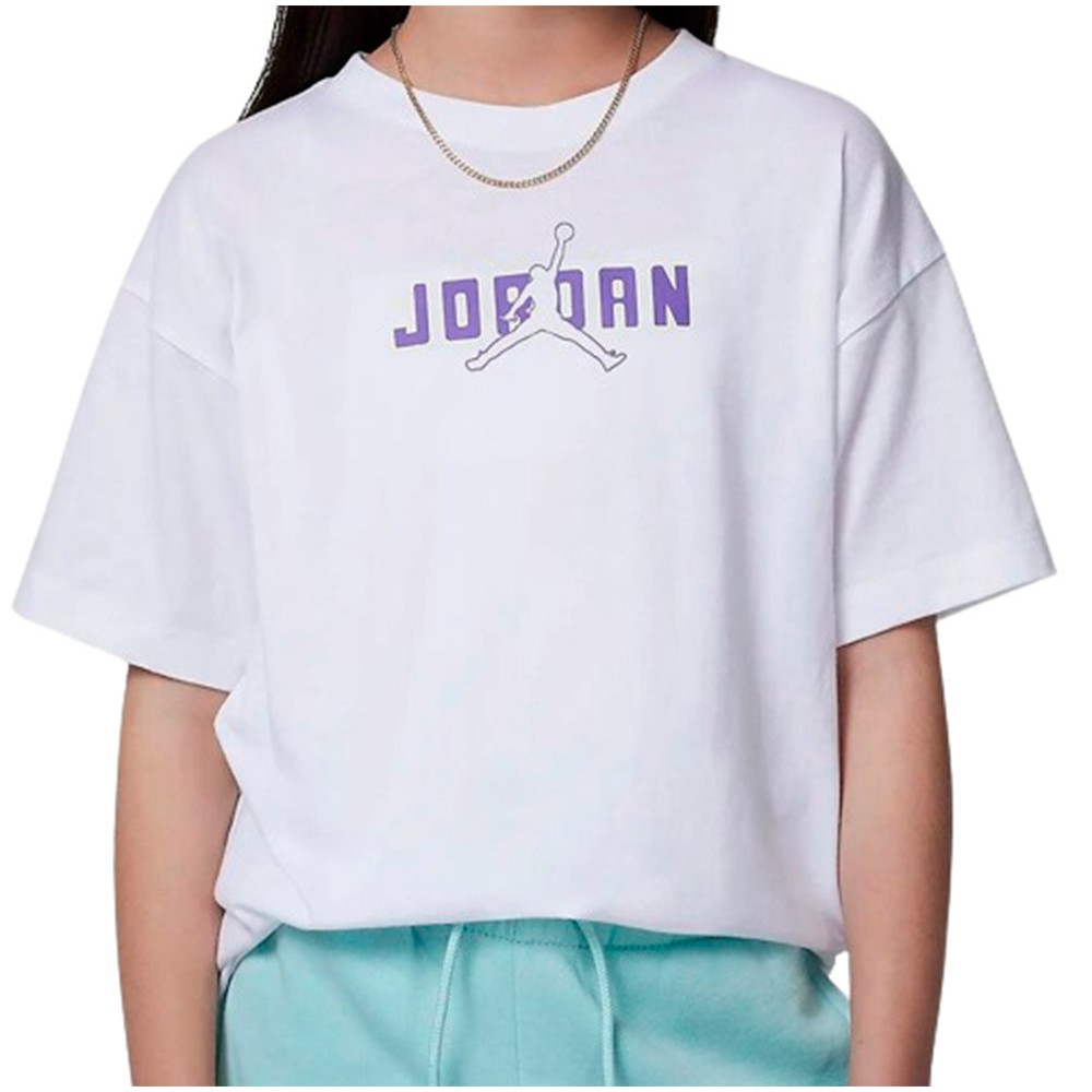 Camiseta Junior Jordan Galaxy Game White