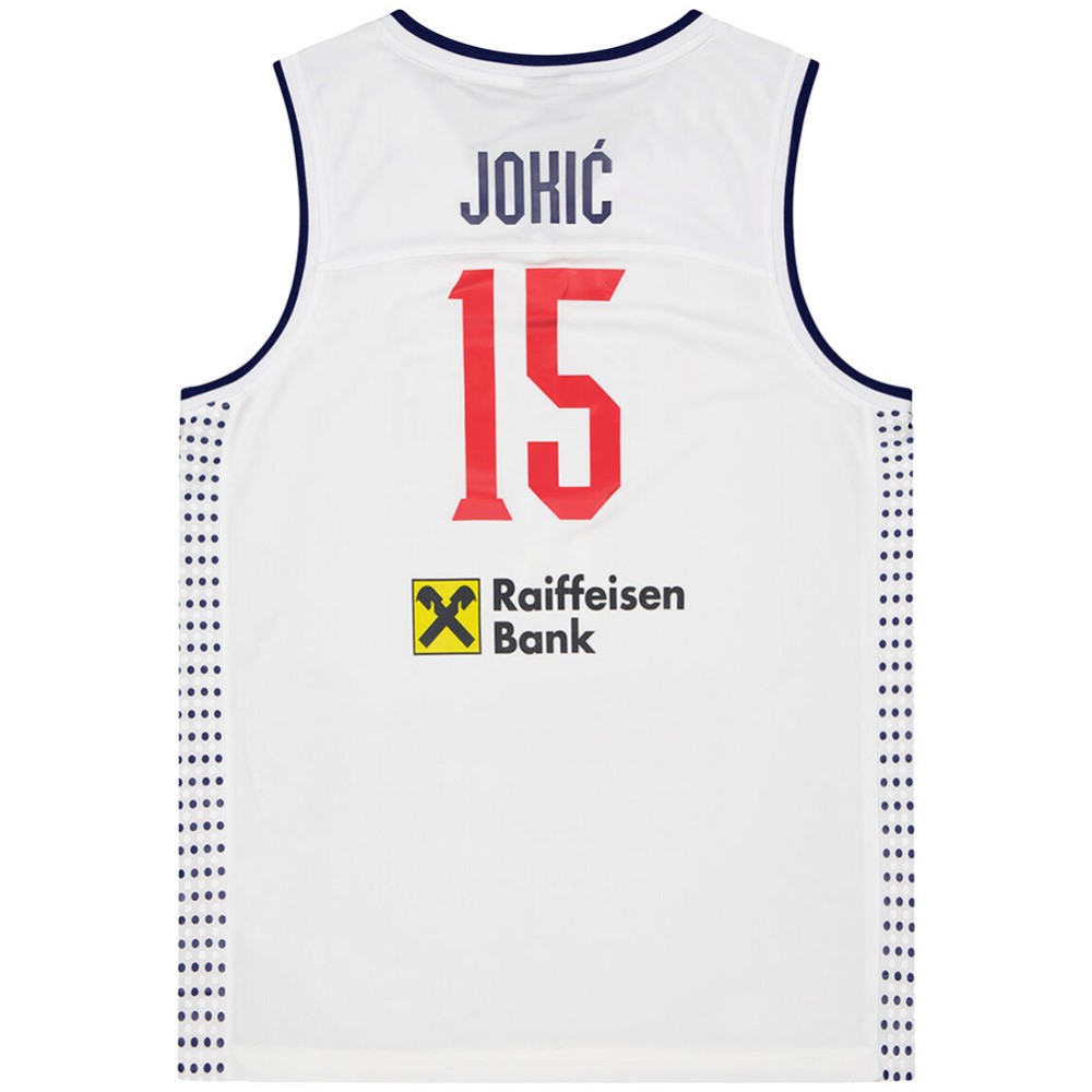 Camiseta Nikola Jokic Serbia Olympics 2024 Jersey White