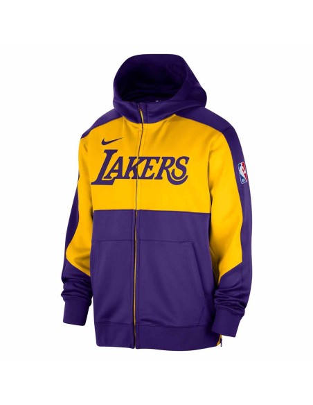 Acquista la felpa Los Angeles Lakers Dri-FIT FZ Showtime |24Segons