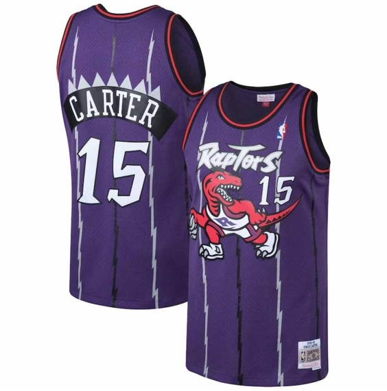 Acquista Vince Carter Toronto Raptors 98-99 Purple Swingman | 24Segons