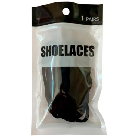 Oval Black Shoelaces 160 cm