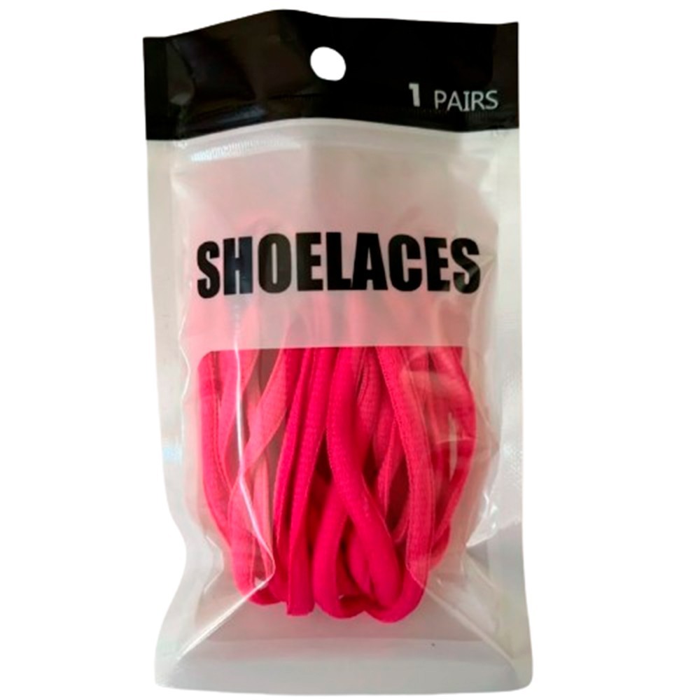 Oval Fluor Pink Shoelaces...