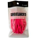 Cordones Ovalados Rosa Fluor 160 cm