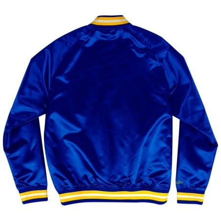 Golden State Warriors Lightweight Satin Navy Jacket