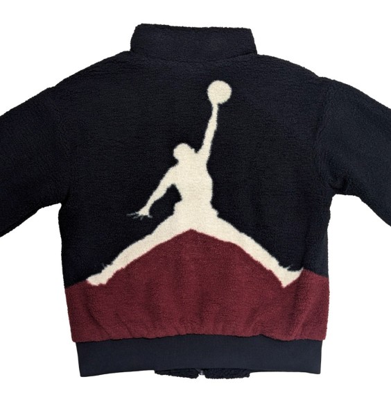 Jordan Acheter Girl's Jacket Jumpman Sherpa Black | 24Segons