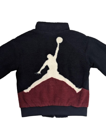 Jordan Acheter Girl's Jacket Jumpman Sherpa Black | 24Segons
